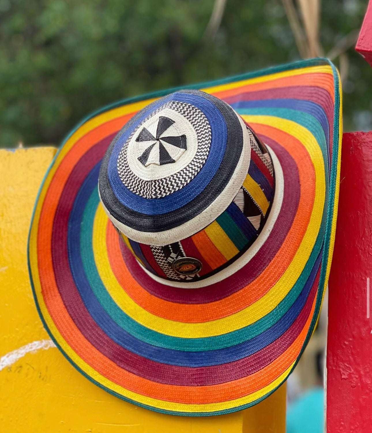 Gorro Vueltiao Arco Iris (23 Fibras)