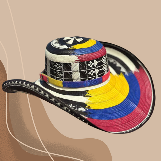 On Request - Exclusive Vueltiao Hat with Flag (27 Fibers)